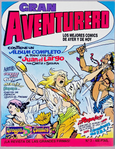 CÓMIC EXCELENTE GRAN AVENTURERO 3 EDICIONES B 1989