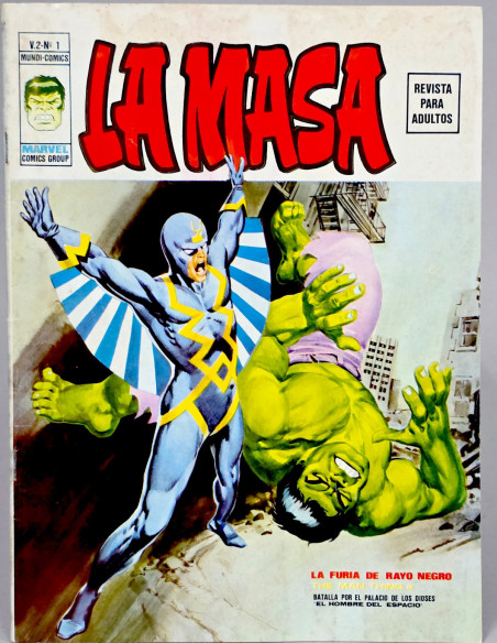 CÓMIC LA MASA 1 VOL.2 EDICIONES VERTICE MARVEL VOLUMEN EN BUEN ESTADO