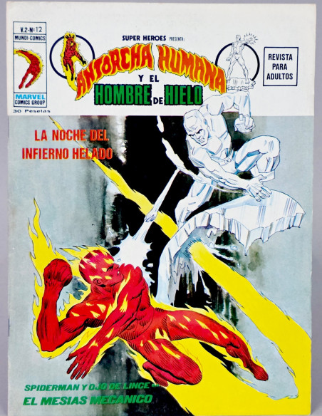 CÓMIC DE KIOSCO SUPER HEROES 12 SPIDERMAN Y OJO LINCE VOL.2 VERTICE VOLUMEN MARVEL