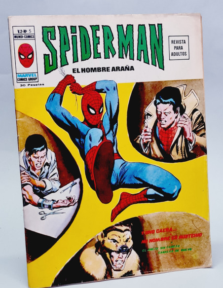 MUY BUEN ESTADO SPIDERMAN 5 Y UNO CAERA SPIDER-MAN SIN POSTER GRAPA VOL2 VOL.2 EDICIONES VERTICE