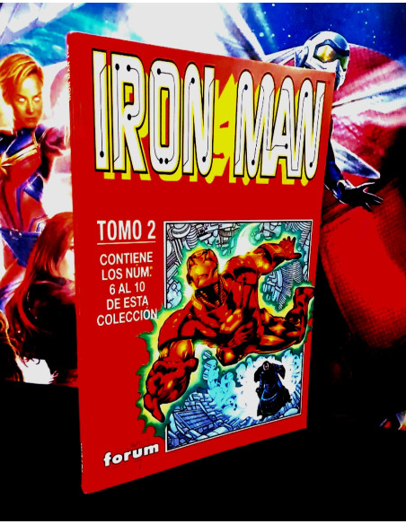 EXCELENTE ESTADO IRON MAN TOMO 2 FORUM RETAPADO 6 AL 10