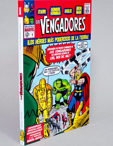 CÓMIC DE KIOSCO LOS VENGADORES 1 LOS HÉROES MÁS PODEROSOS BIBLIOTECA MARVEL PANINI
