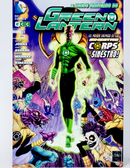 CÓMIC DE KIOSCO GREEN LANTERN 3 EL NUEVO UNIVERSO DC ECC GRAPA
