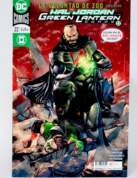 CÓMIC DE KIOSCO GREEN LANTERN 22 LA VOLUNTAD ZOO 77 DC ECC GRAPA