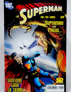 CÓMIC DE KIOSCO SUPERMAN 29 EL VENCEDOR GANA LA TIERRA DC...