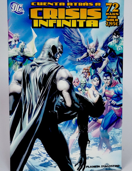 CÓMIC DE KIOSCO CUENTA ATRAS A CRISIS INFINITA DC PLANETA DEAGOSTINI GRAPA