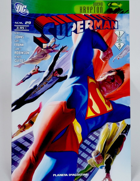 CÓMIC DE KIOSCO SUPERMAN NUEVO KRYPTON 29 DC VOL.2 PLANETA DEAGOSTINI OCTUBRE 2009 VOLUMEN GRAPA