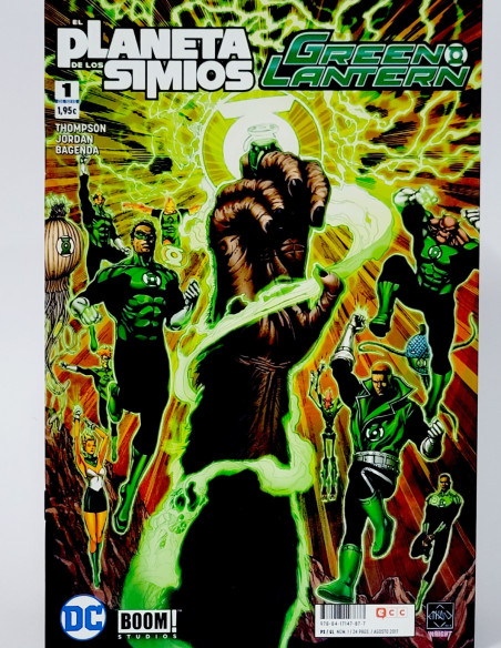 CÓMIC DE KIOSCO GREEN LANTERN 1EL PLANETA DE LOS SIMIOS DC ECC GRAPA