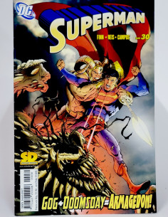 CÓMIC DE KIOSCO SUPERMAN 30 GOG DOOMSDAY ARMAGEDÓN DC SD...