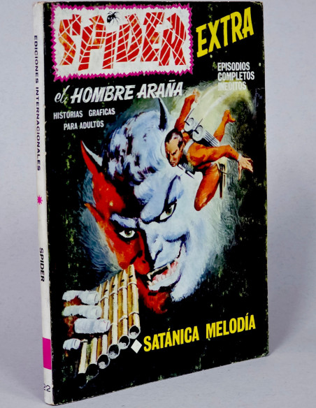 CÓMIC SPIDER 22 SATÁNICA MELODÍA EDICIONES VERTICE TACO FLEETWAY BUEN ESTADO