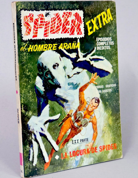 CÓMIC SPIDER 14 LA LOCURA DE SPIDER EDICIONES VERTICE TACO FLEETWAY BUEN ESTADO