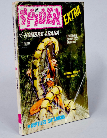 CÓMIC SPIDER 13 REPTILES SATÁNICOS EDICIONES VERTICE TACO FLEETWAY NORMAL ESTADO