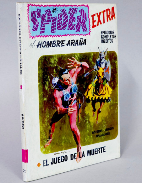 CÓMIC SPIDER 21 EL JUEGO DE LA MUERTE EDICIONES VERTICE TACO FLEETWAY MUY BUEN ESTADO