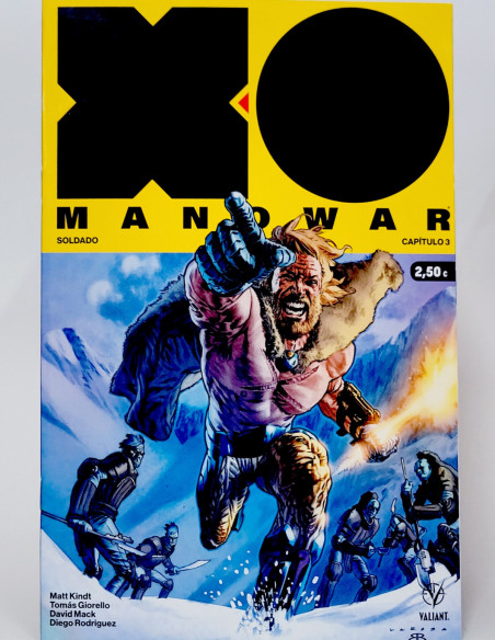 CÓMIC DE KIOSCO X-O MANOWAR 3 VOL.2 VALIANT MEDUSA CÓMICS VOLUMEN GRAPA