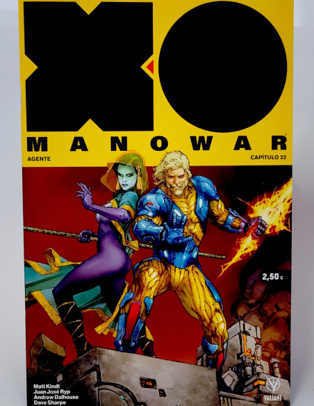 CÓMIC DE KIOSCO X-O MANOWAR 22 VOL.2 VALIANT MEDUSA CÓMICS VOLUMEN GRAPA