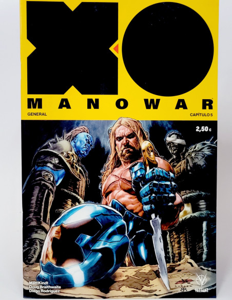 CÓMIC DE KIOSCO X-O MANOWAR 5 VOL.2 VALIANT MEDUSA CÓMICS VOLUMEN GRAPA