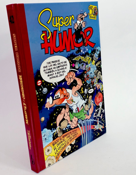CÓMIC EXCELENTE SUPER HUMOR MORTADELO Y FILEMÓN 42 PRIMERA EDICIÓN EDICIONES B ANIVERSARIO TAPA DURA