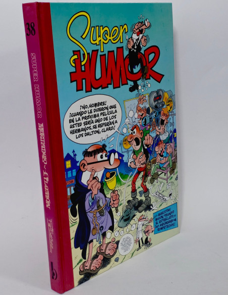CÓMIC DE KIOSCO SUPER HUMOR MORTADELO Y FILEMÓN 38 PRIMERA EDICIÓN EDICIONES B TAPA DURA