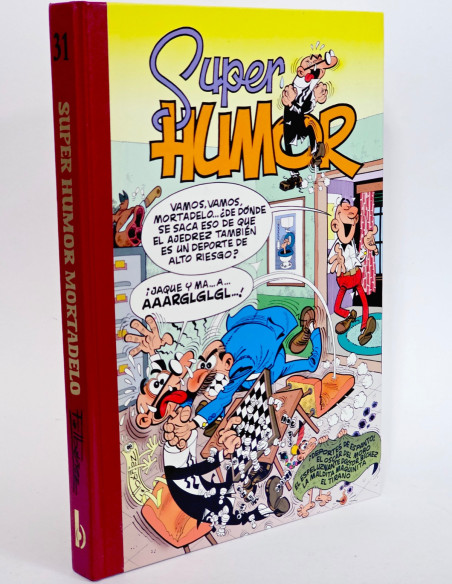 CÓMIC DE KIOSCO SUPER HUMOR MORTADELO Y FILEMÓN 31 PRIMERA EDICIÓN EDICIONES B TAPA DURA