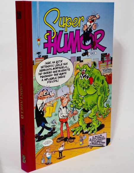 CÓMIC EXCELENTE SUPER HUMOR MORTADELO 18 SEGUNDA EDICIÓN EDICIONES B TAPA DURA