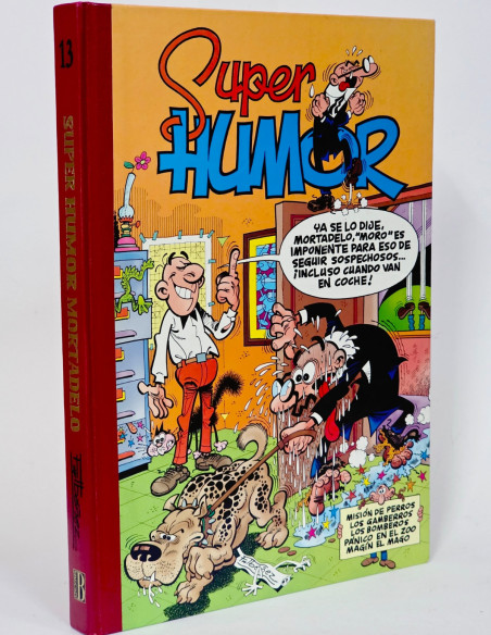CÓMIC SUPER HUMOR MORTADELO 13 SEGUNDA EDICIÓN EDICIONES B TAPA DURA MUY BUEN ESTADO