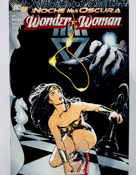CÓMIC DE KIOSCO LA NOCHE MAS OSCURA WONDER WOMAN DC PLANETA DEAGOSTINI EDICIONES GRAPA