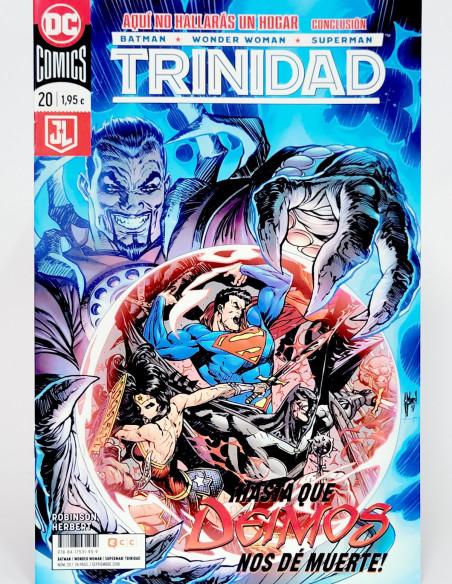 CÓMIC DE KIOSCO TRINIDAD BATMAN WONDER WOMAN SUPERMAN 20 DC ECC GRAPA