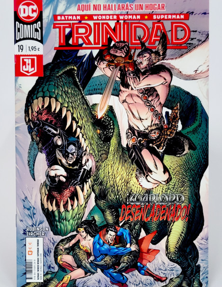 CÓMIC DE KIOSCO TRINIDAD BATMAN WONDER WOMAN SUPERMAN 19 DC ECC GRAPA