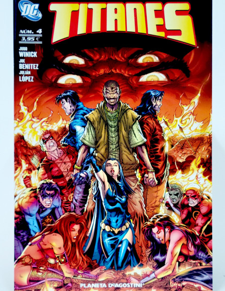 CÓMIC DE KIOSCO TITANES 4 DC PLANETA DEAGOSTINI GRAPA