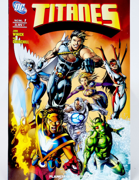 CÓMIC DE KIOSCO TITANES 1 DC PLANETA DEAGOSTINI GRAPA