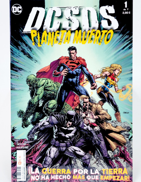 CÓMIC DE KIOSCO DC SOS PLANETA MUERTO 1 DC ECC GRAPA