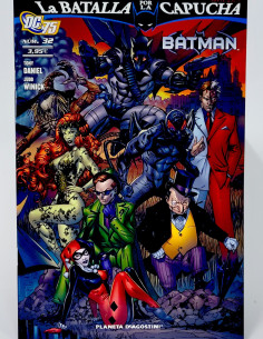 CÓMIC DE KIOSCO BATMAN 32 BATALLA POR LA CAPUCHA RENACIDO...