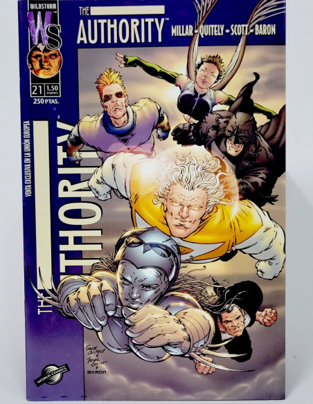 CÓMIC DE KIOSCO THE AUTHORITY 21 WORDLD CÓMICS PLANETA DEAGOSTINI GRAPA
