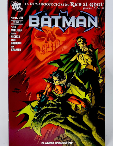 CÓMIC DE KIOSCO BATMAN 19 RESURRECCIÓN RAS AL GHUL DC PLANETA DEAGOSTINI EDICIONES GRAPA