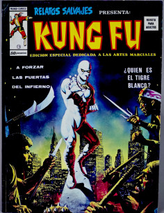 CÓMIC RELATOS SALVAJES 18 KUNG-FU ARTES MARCIALES TIGRE...