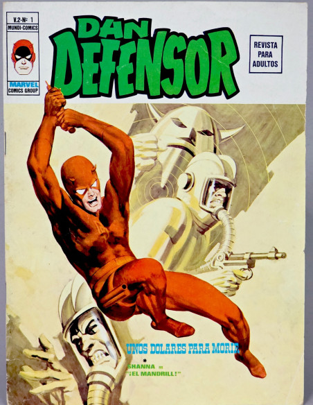 CÓMIC EXCELENTE DAN DEFENSOR 1 VOL.2 UNOS DÓLARES PARA MORIR VERTICE VOLUMEN MARVEL