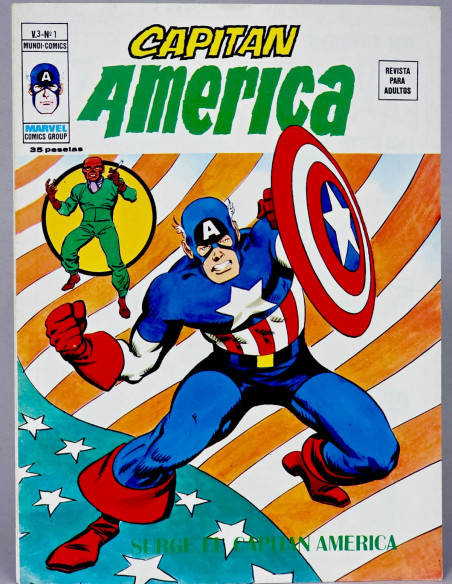 CÓMIC DE KIOSCO CAPITÁN AMÉRICA 1 VOL.3 SURGE EL CAPITÁN AMÉRICA VERTICE VOLUMEN MARVEL