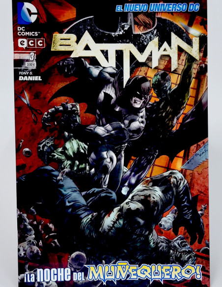 CÓMIC DE KIOSCO BATMAN 3 LA NOCHE DEL MUÑEQUERO DC ECC GRAPA