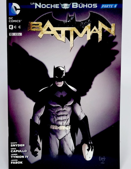 CÓMIC DE KIOSCO BATMAN 10 LA NOCHE DE LOS BÚHOS DC ECC GRAPA