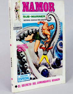CÓMIC NAMOR 12 EL SECRETO DEL COMANDANTE KRAKEN VERTICE...