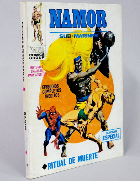 CÓMIC NAMOR 18 RITUAL DE MUERTE VERTICE VOL.1 MARVEL TACO VOLUMEN NORMAL/BUEN ESTADO