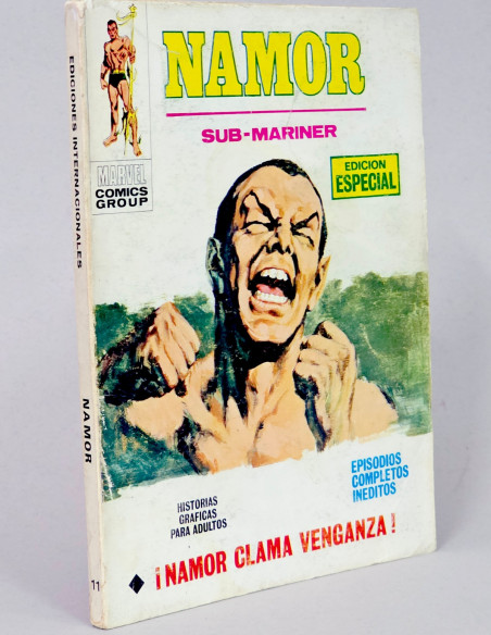 CÓMIC NAMOR 11 CLAMA VENGANZA VOL.1 VERTICE MARVEL TACO VOLUMEN NORMAL/BUEN ESTADO