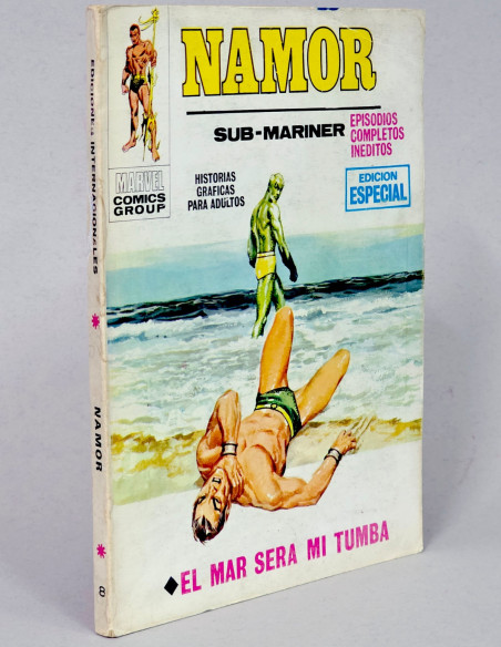 CÓMIC NAMOR 8 EL MAR SERÁ MI TUMBA VERTICE VOL.1 MARVEL TACO VOLUMEN NORMAL/BUEN ESTADO