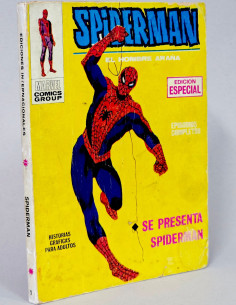 CÓMIC SPIDERMAN 1 SE PRESENTA VERTICE VOL.1 MARVEL TACO...
