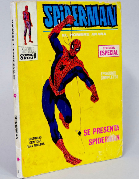 CÓMIC SPIDERMAN 1 SE PRESENTA VERTICE VOL.1 MARVEL TACO (SPIDER-MAN) VOLUMEN BUEN ESTADO