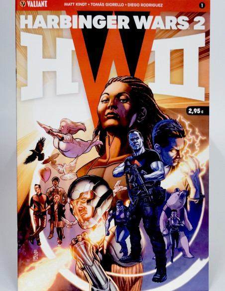 CÓMIC DE KIOSCO HARBINGER WARS 2 VALIANT 1 MEDUSA COMICS GRAPA