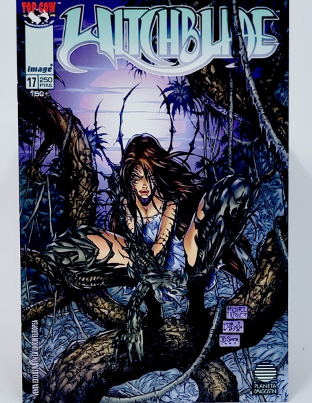 CÓMIC DE KIOSCO WITCHBLADE 17 LAZOS FAMILIARES IMAGE TOP COW PLANETA DEAGOSTINI GRAPA