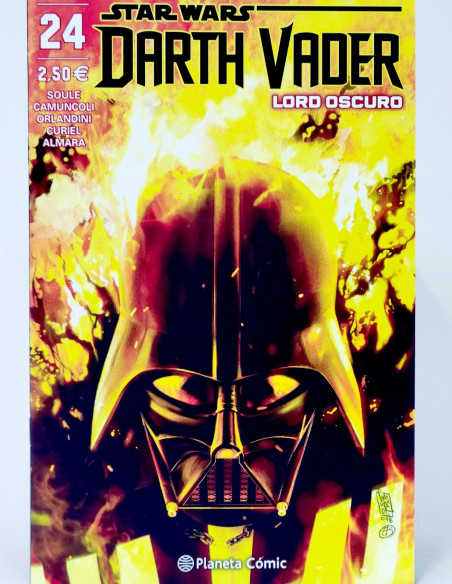 CÓMIC DE KIOSCO STAR WARS DARTH VADER LORD OSCURO 24 PLANETA CÓMIC GRAPA