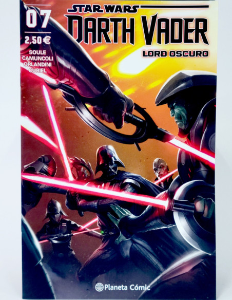 CÓMIC DE KIOSCO STAR WARS DARTH VADER LORD OSCURO 7 PLANETA CÓMIC GRAPA
