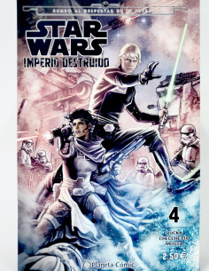 CÓMIC DE KIOSCO STAR WARS 4 IMPERIO DESTRUIDO PLANETA...